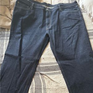 Levi strays jeans for the big and tall 44x 32 worn twice